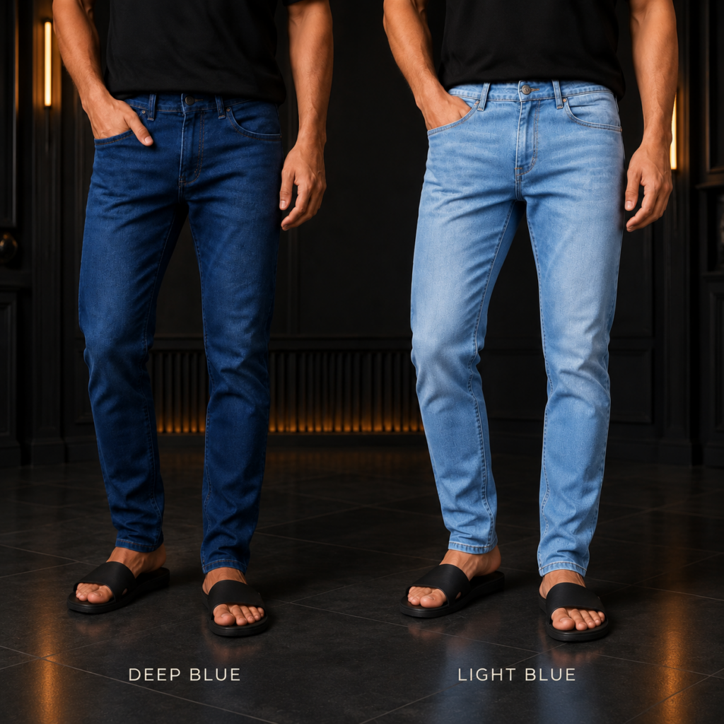 Deep Blue + Light Blue 2Pis Combo